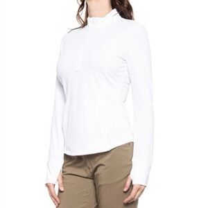 Tommy Bahama Women’s Performance Golf Quarter Zip Pullover with Pockets Large